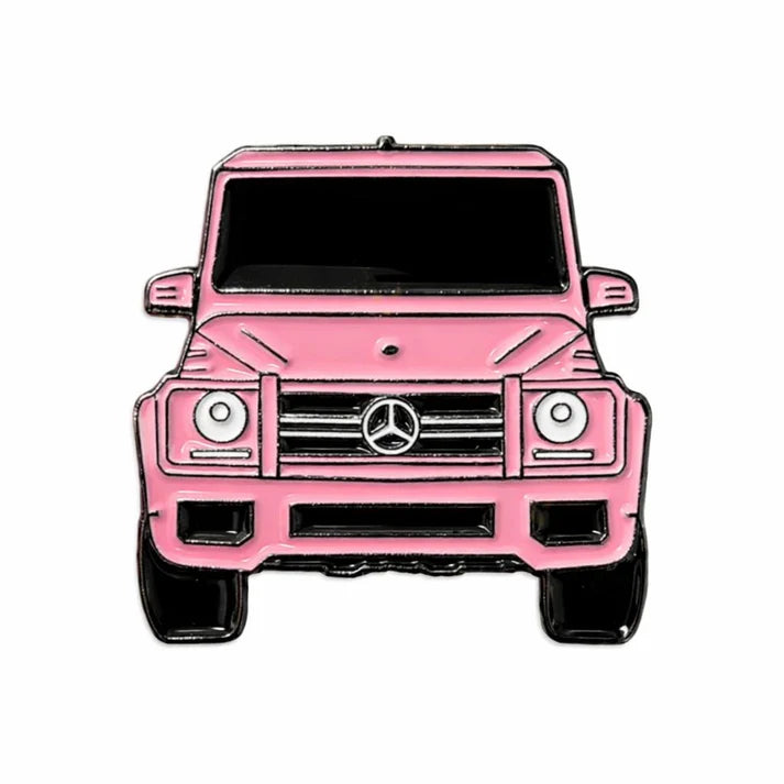 Pink G Wagon - Metal Phone Charm Sticker / Aesthetic Phone Accessories