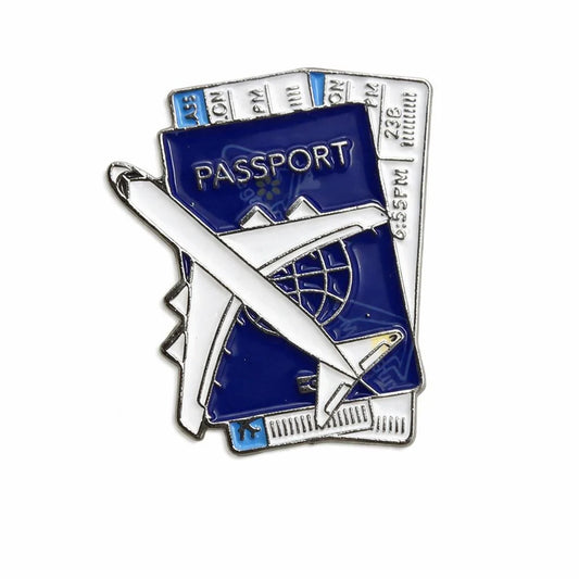 Blue Passport - Metal Phone Charm Sticker / Aesthetic Phone Accessories