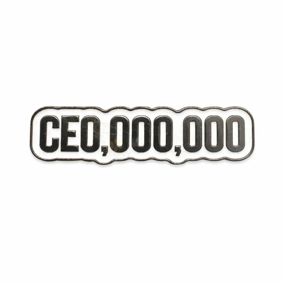 CEO,000,000 - Metal Phone Charm Sticker / Aesthetic Phone Accessories