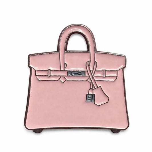 Hermès Birkin Pink Bag - Metal Phone Charm Sticker / Aesthetic Phone Accessories