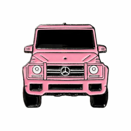Pink G Wagon - Metal Phone Charm Sticker / Aesthetic Phone Accessories